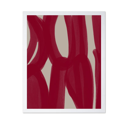 Crimson Ribbon Lines