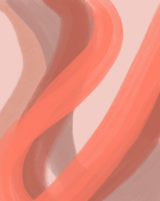 Coral Ribbon Flow