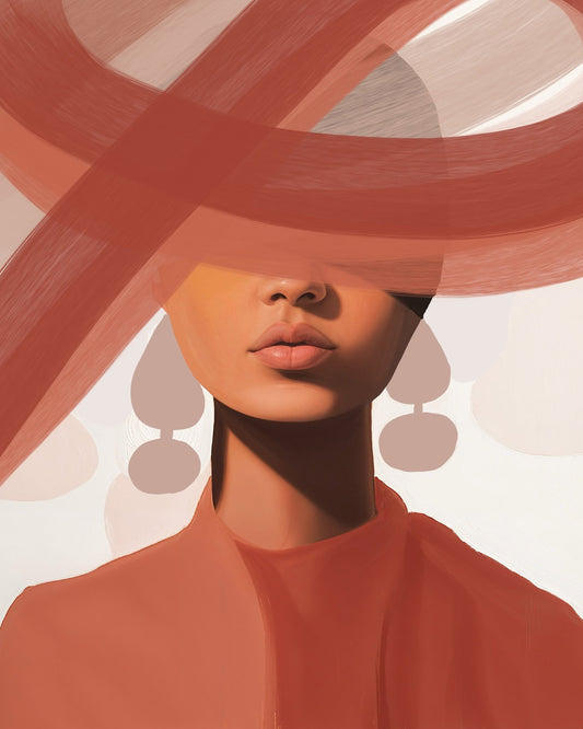 Veiled Elegance Portrait