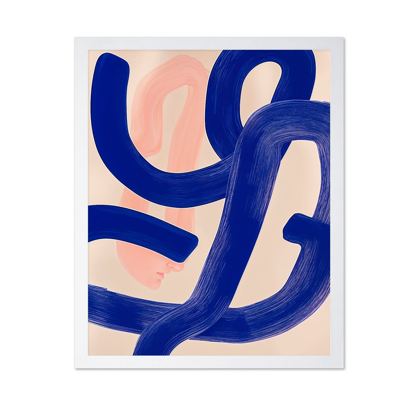 Blue Veil Portrait
