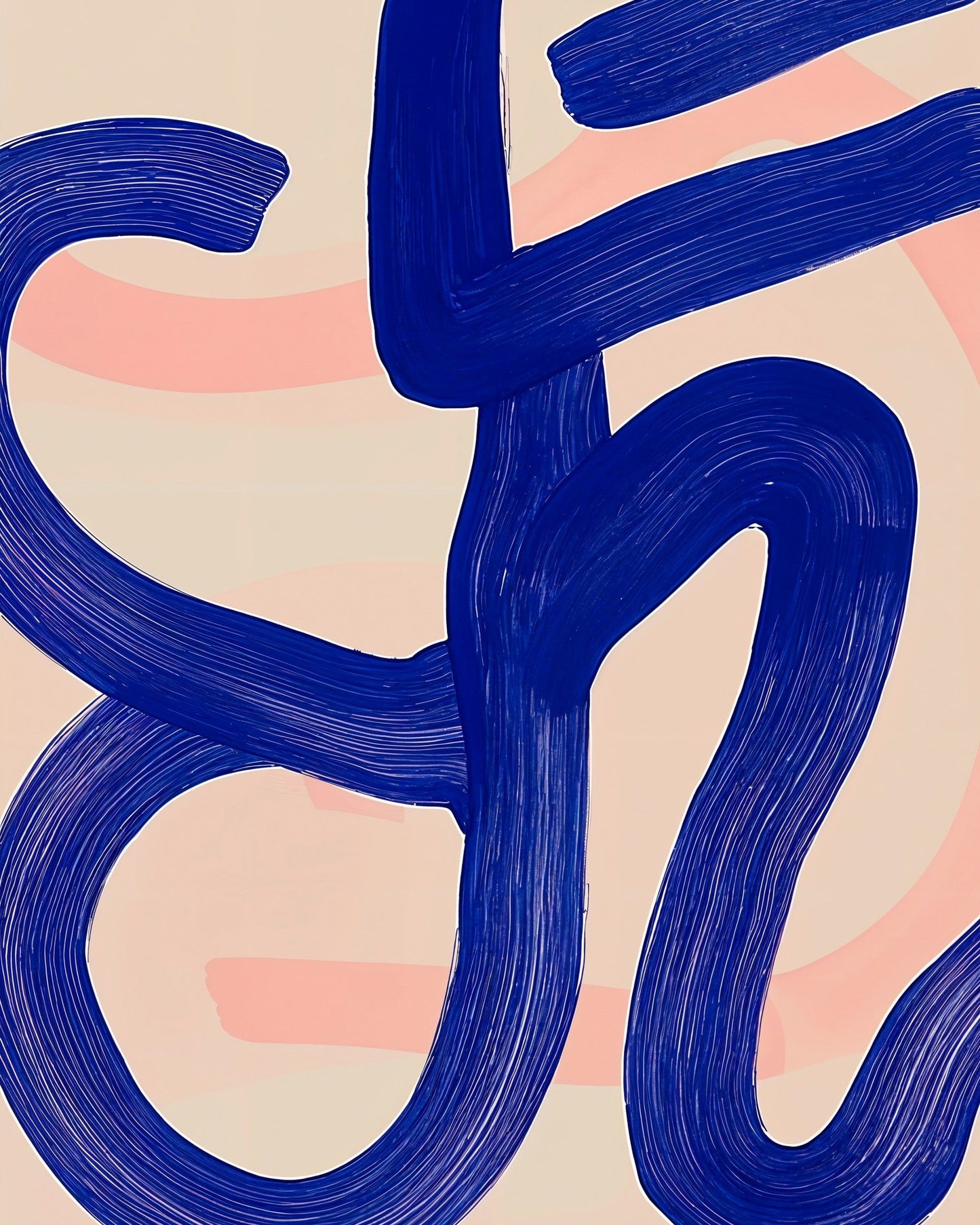 Blue Gesture Lines