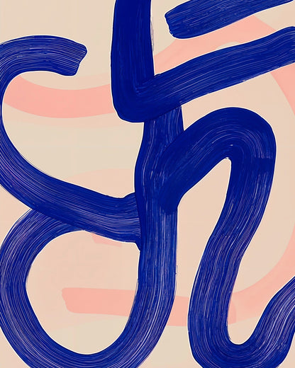 Blue Gesture Lines