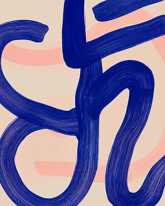 Blue Gesture Lines