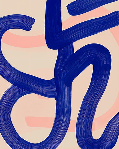 Blue Gesture Lines