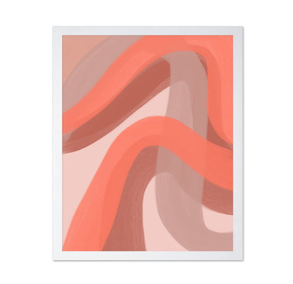 Coral Abstract Flow