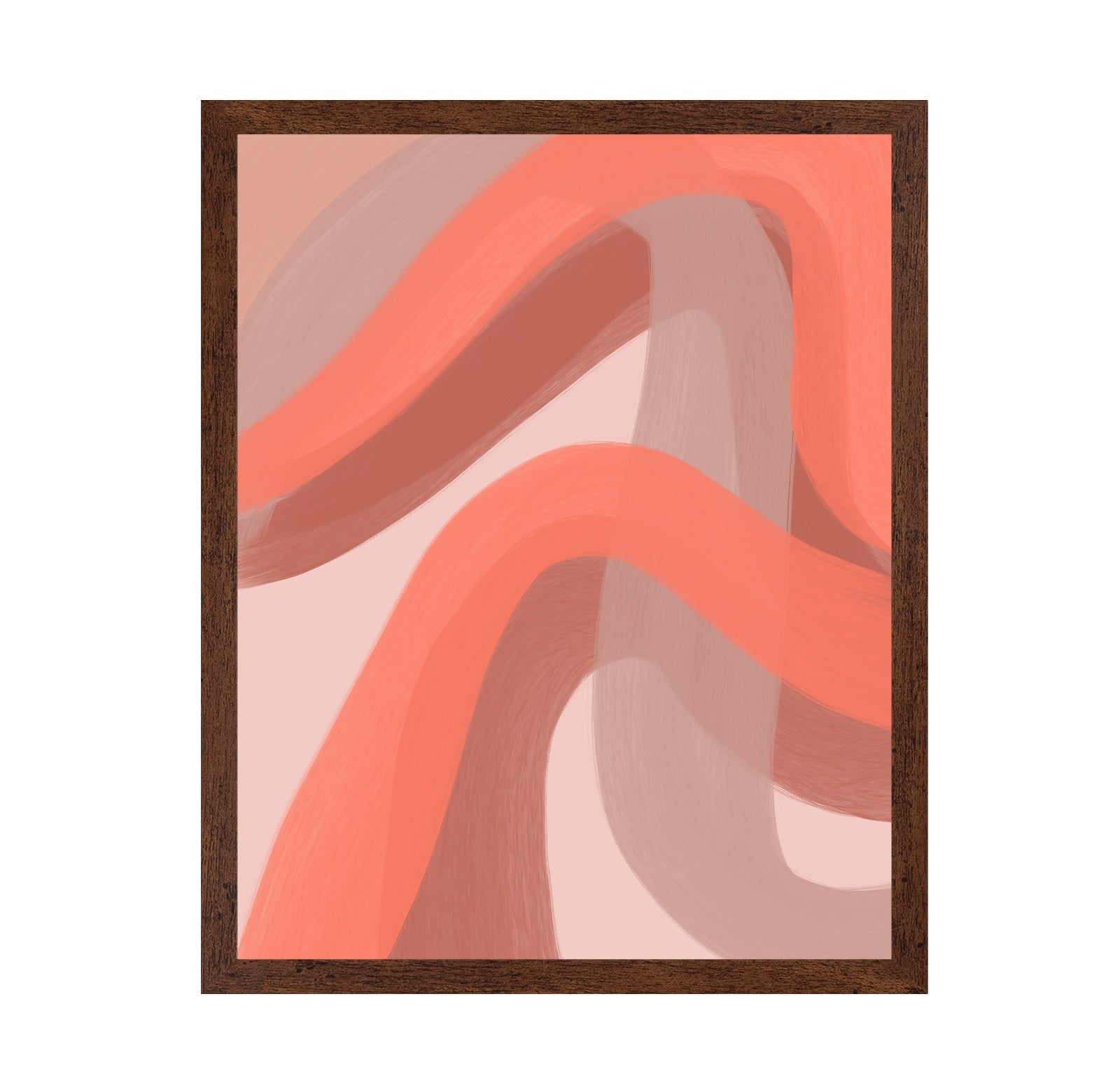 Coral Abstract Flow