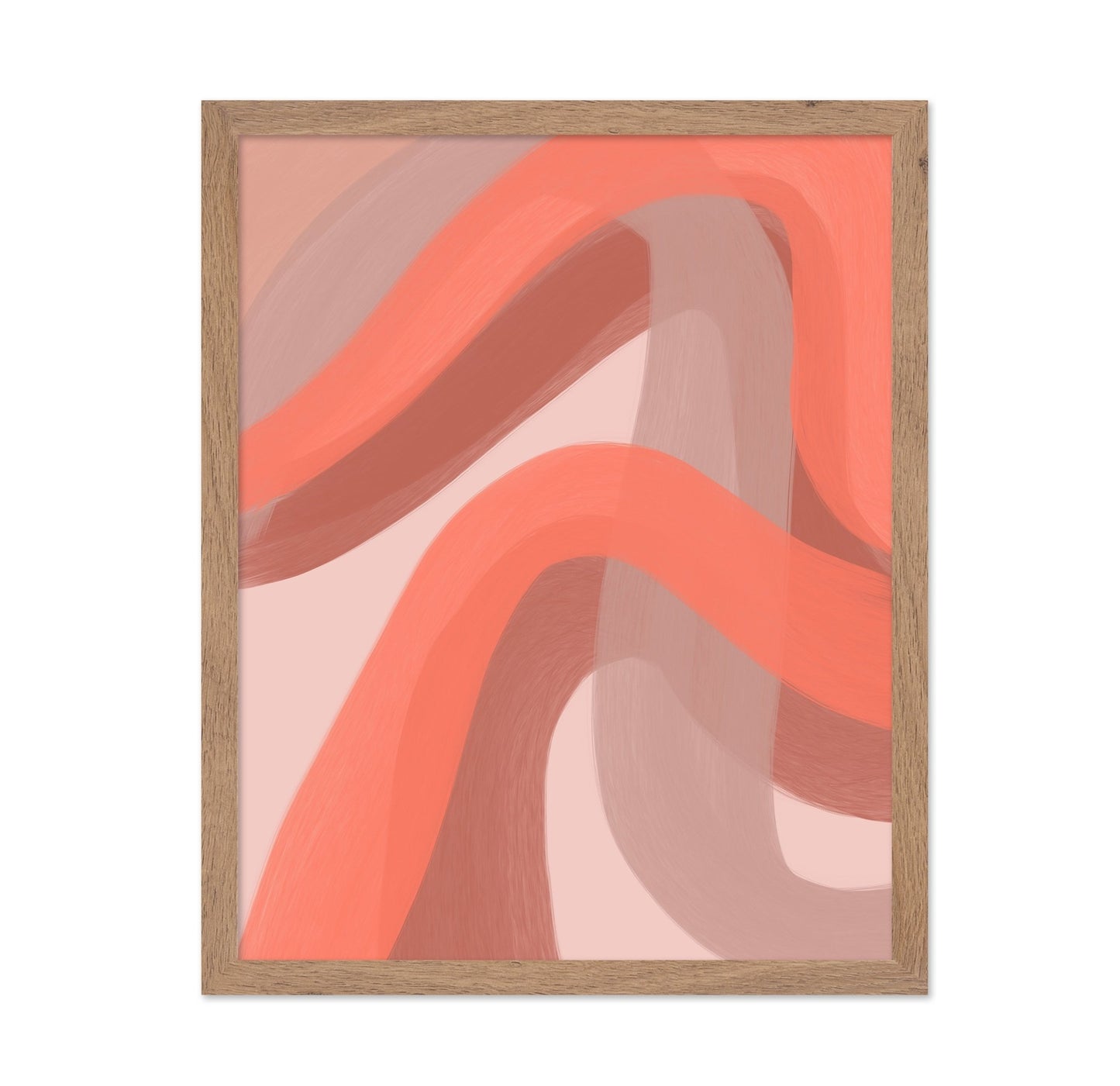 Coral Abstract Flow