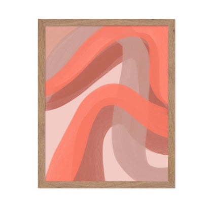 Coral Abstract Flow