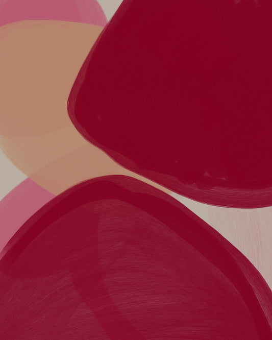 Red Abstract Shapes