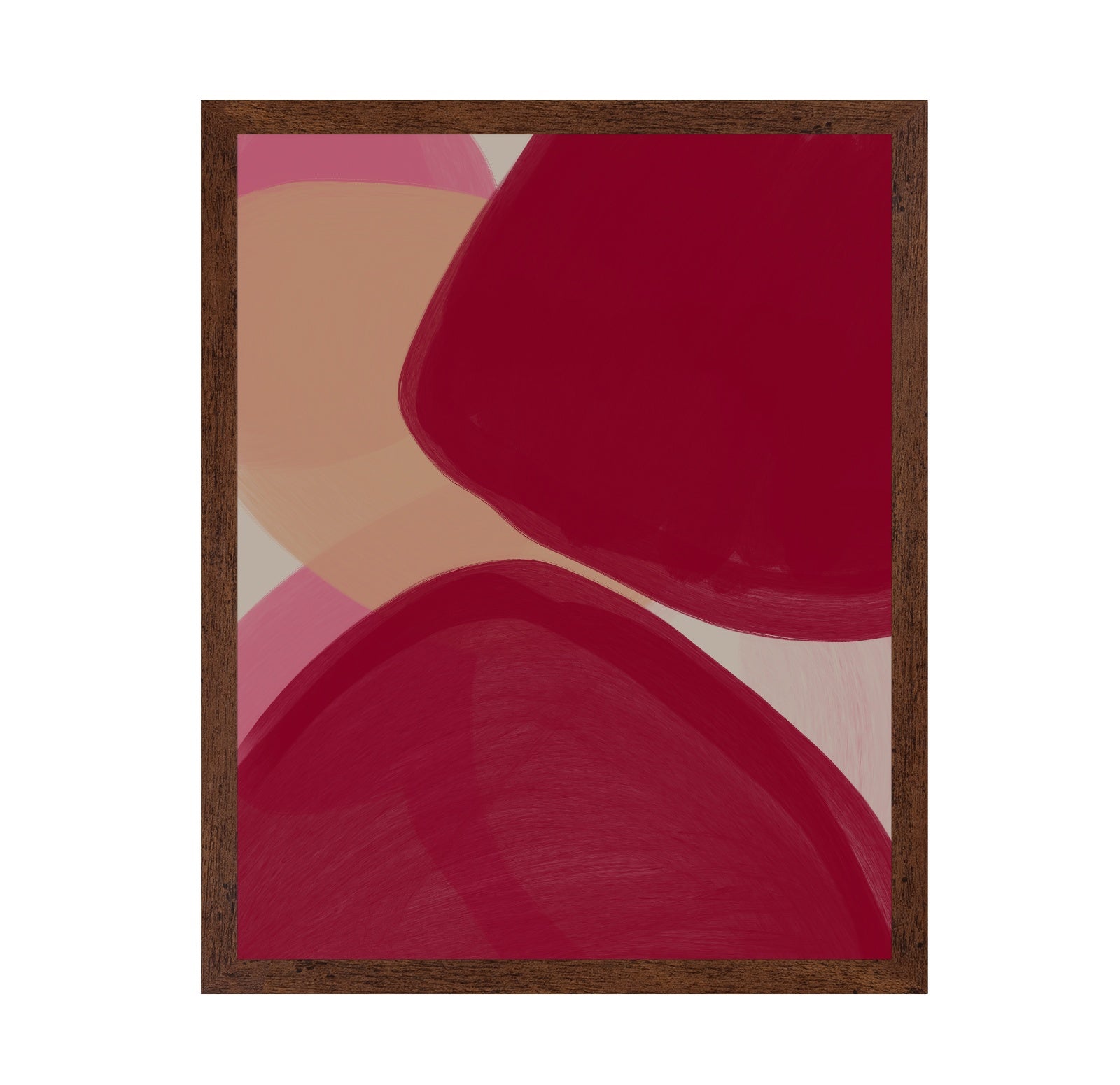 Red Abstract Shapes
