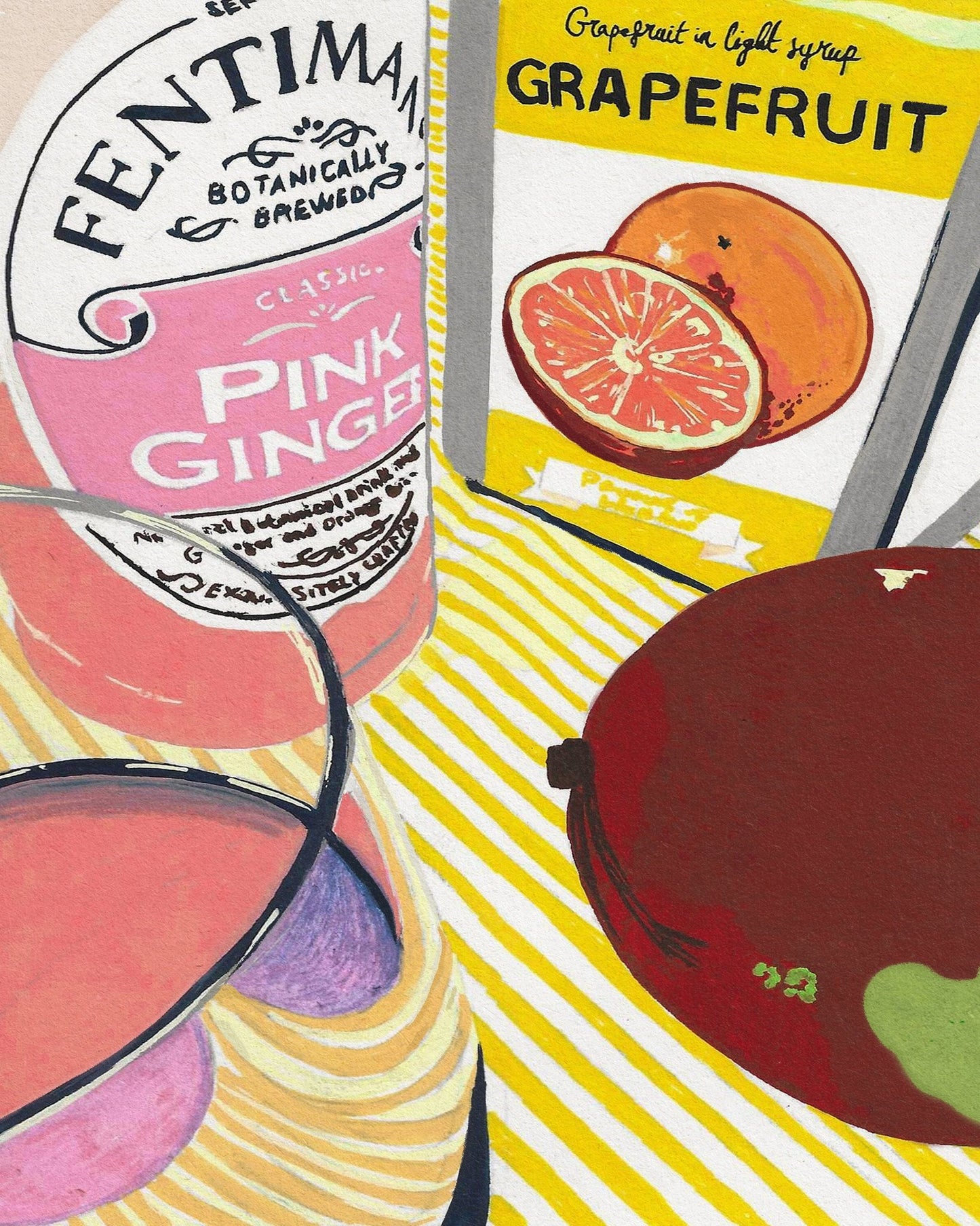 Grapefruit Still Life