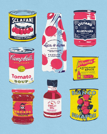 Tomato Pantry Labels
