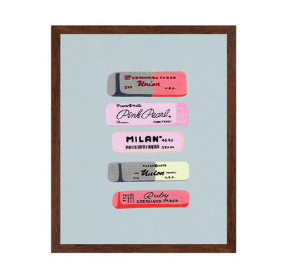 Vintage Eraser Labels