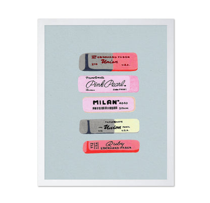 Vintage Eraser Labels