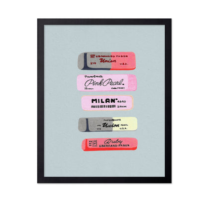 Vintage Eraser Labels