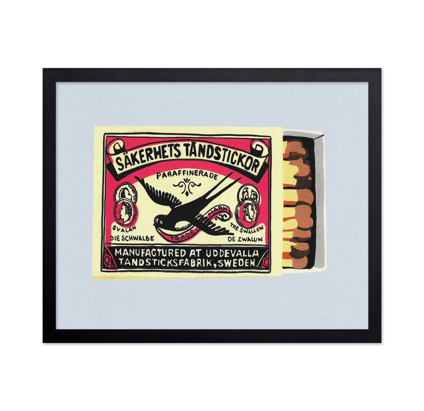 Vintage Matchbox Label
