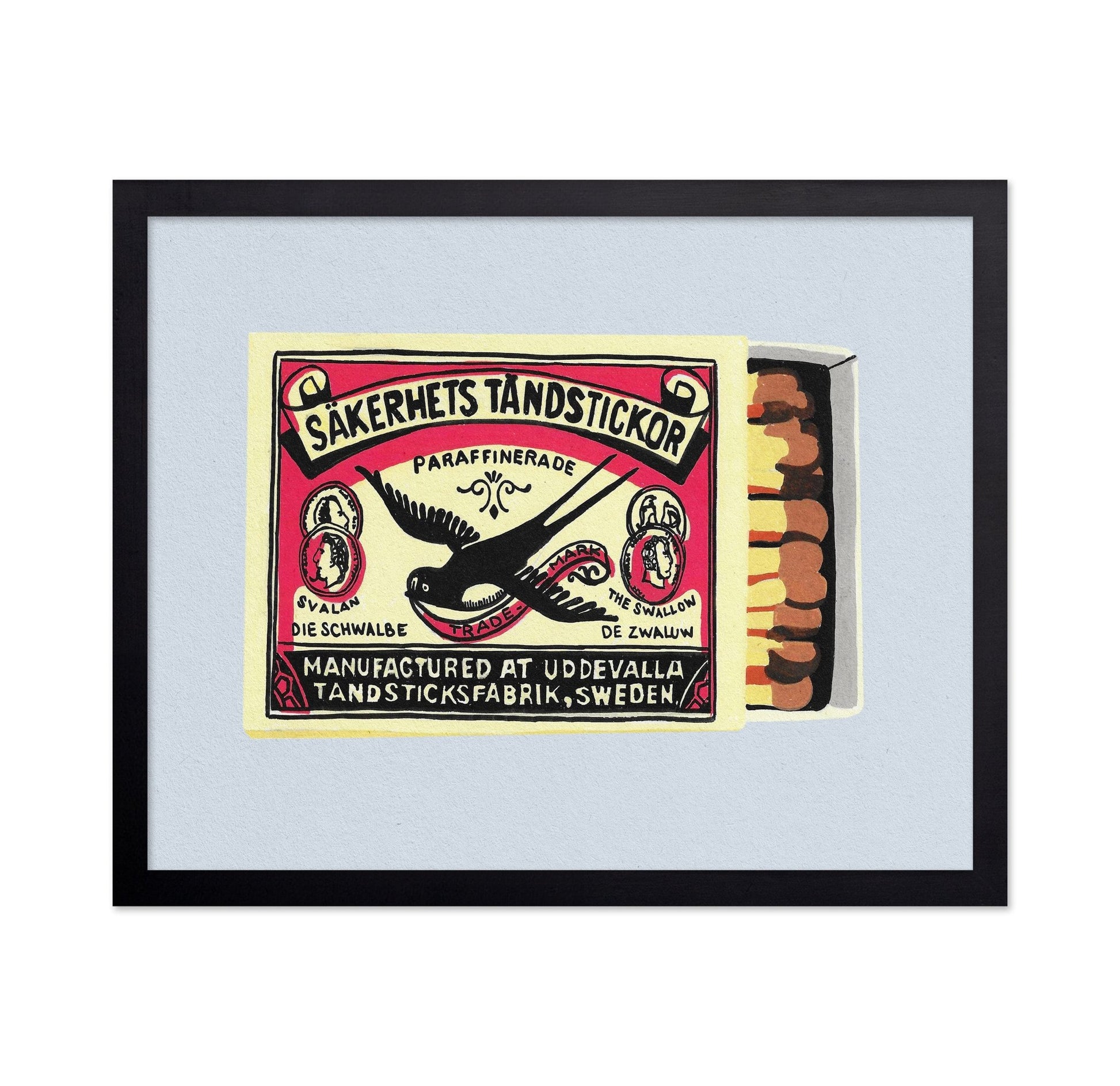 Vintage Matchbox Label