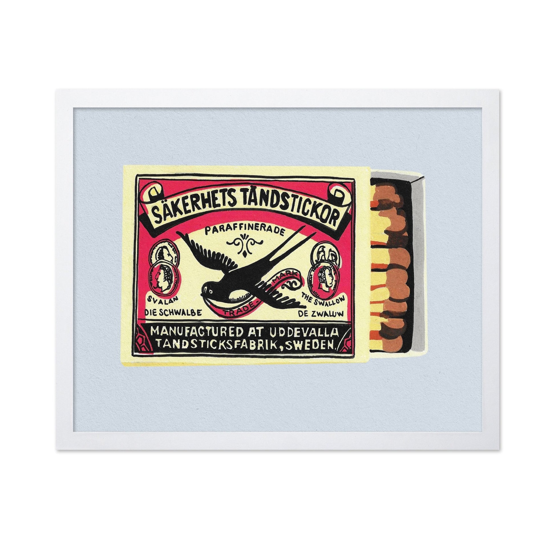 Vintage Matchbox Label