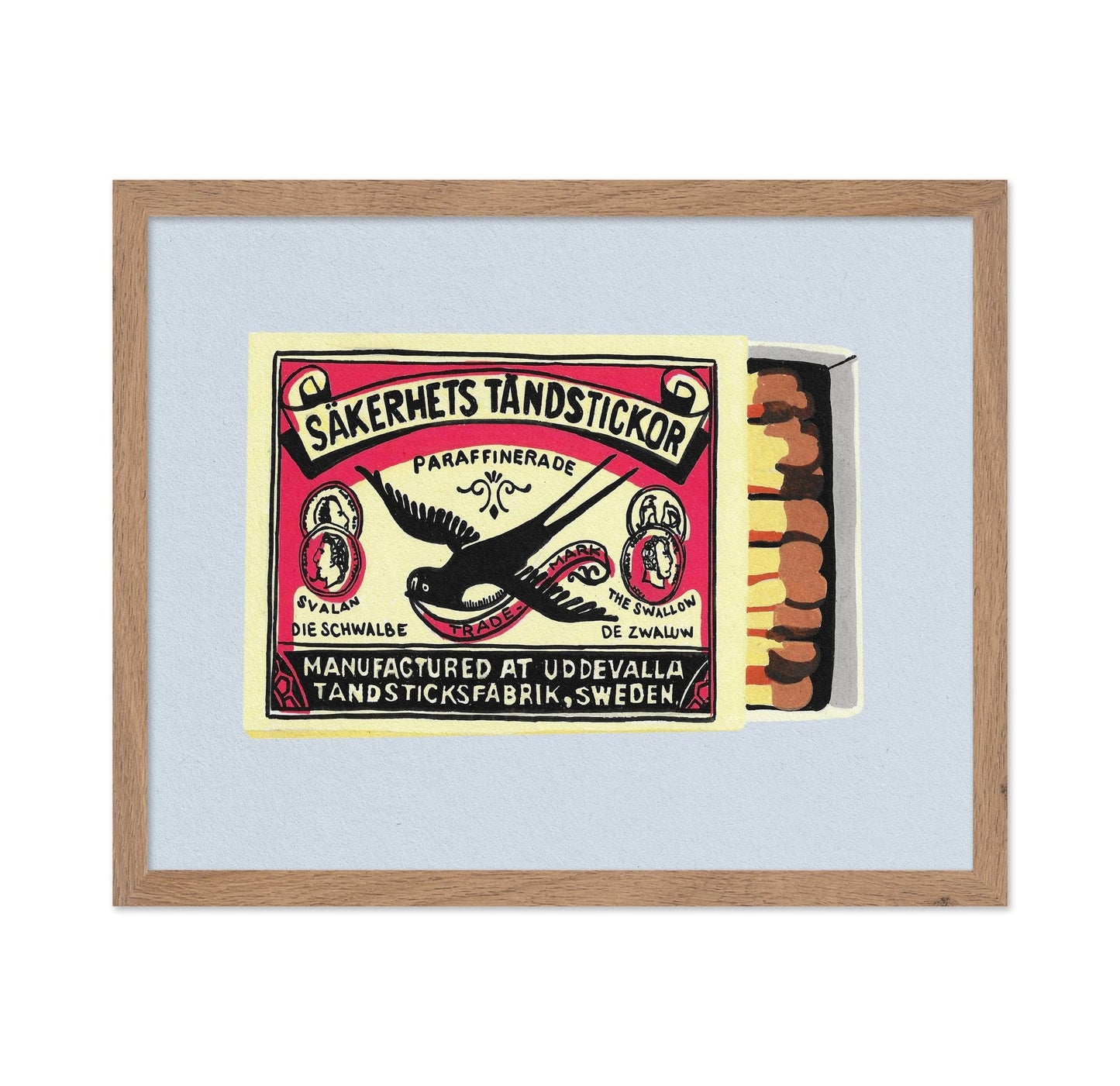 Vintage Matchbox Label