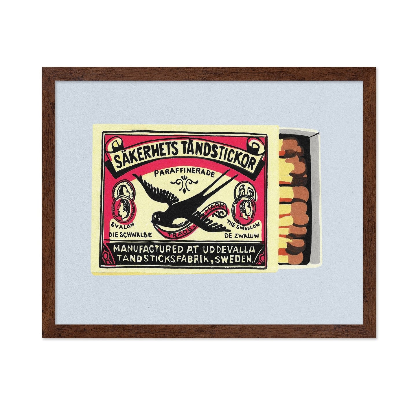 Vintage Matchbox Label