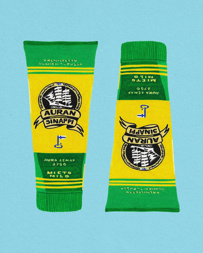 Vintage Mustard Tubes