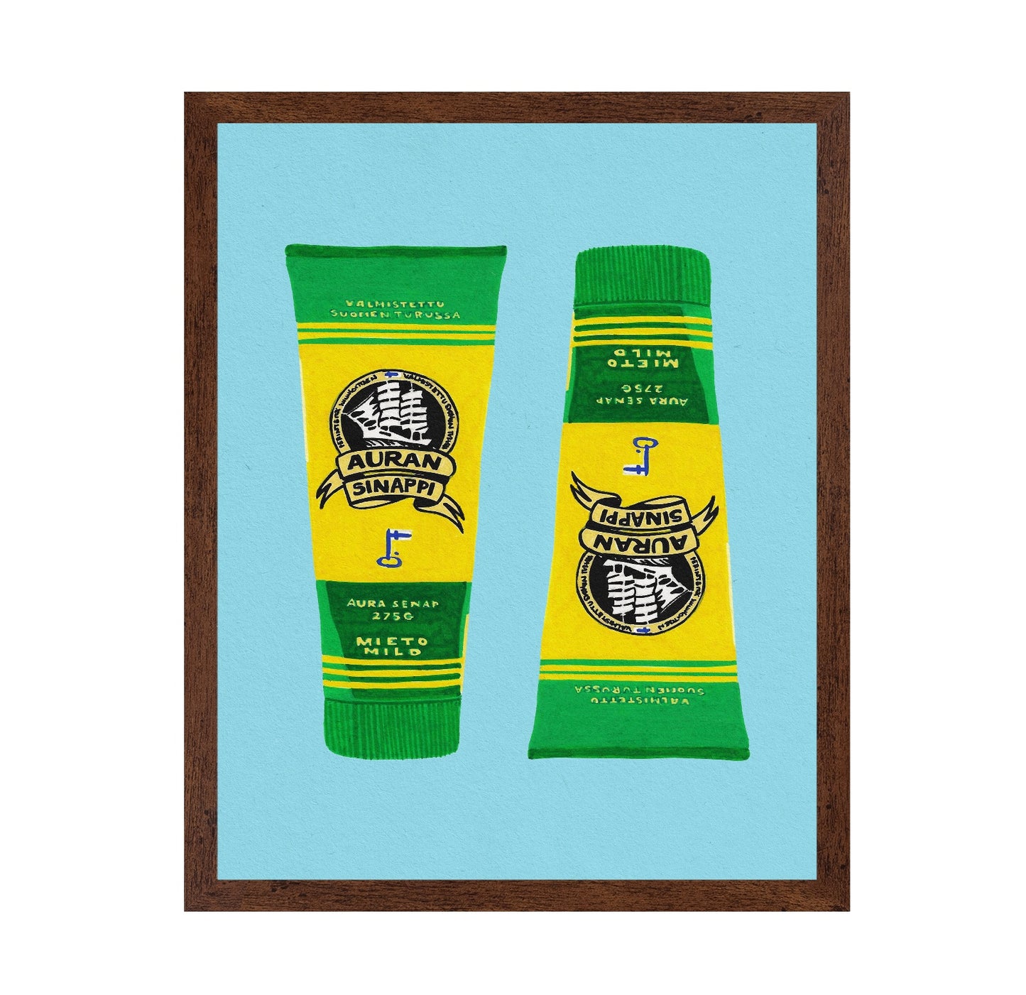 Vintage Mustard Tubes