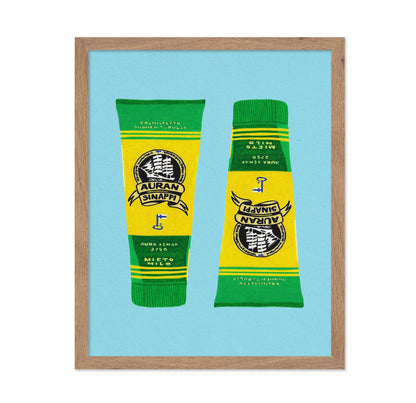 Vintage Mustard Tubes