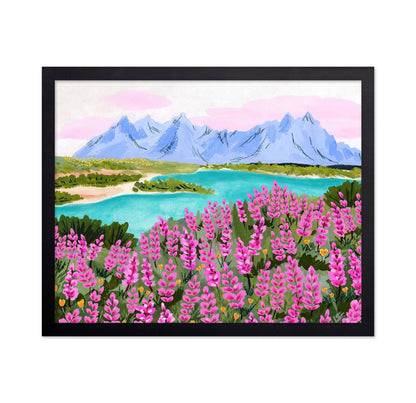 Pink Lake Mountains