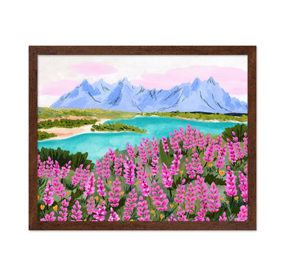 Pink Lake Mountains