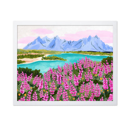 Pink Lake Mountains