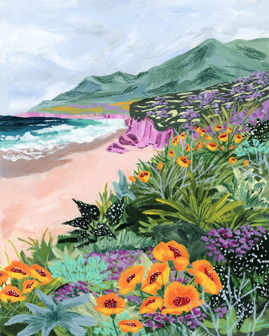 Coastal Bloom Cliff