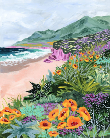 Coastal Bloom Cliff