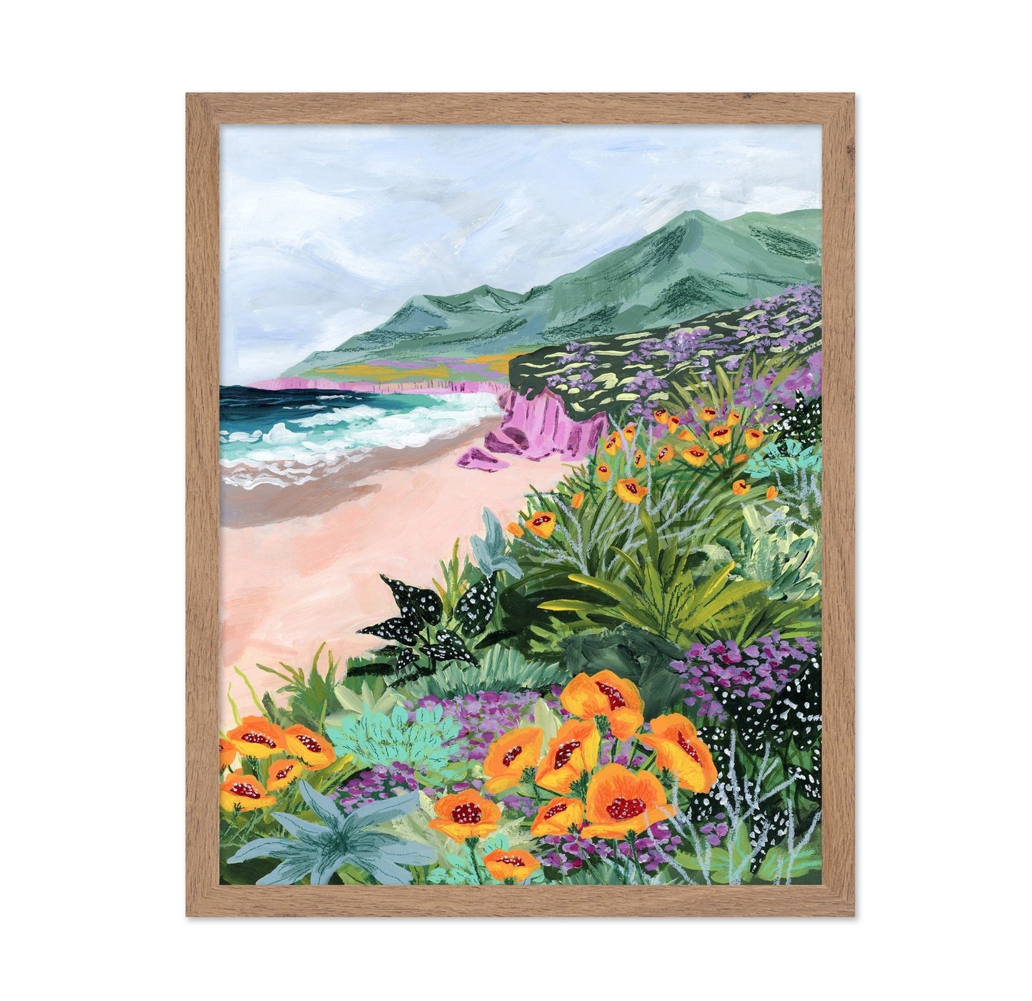 Coastal Bloom Cliff