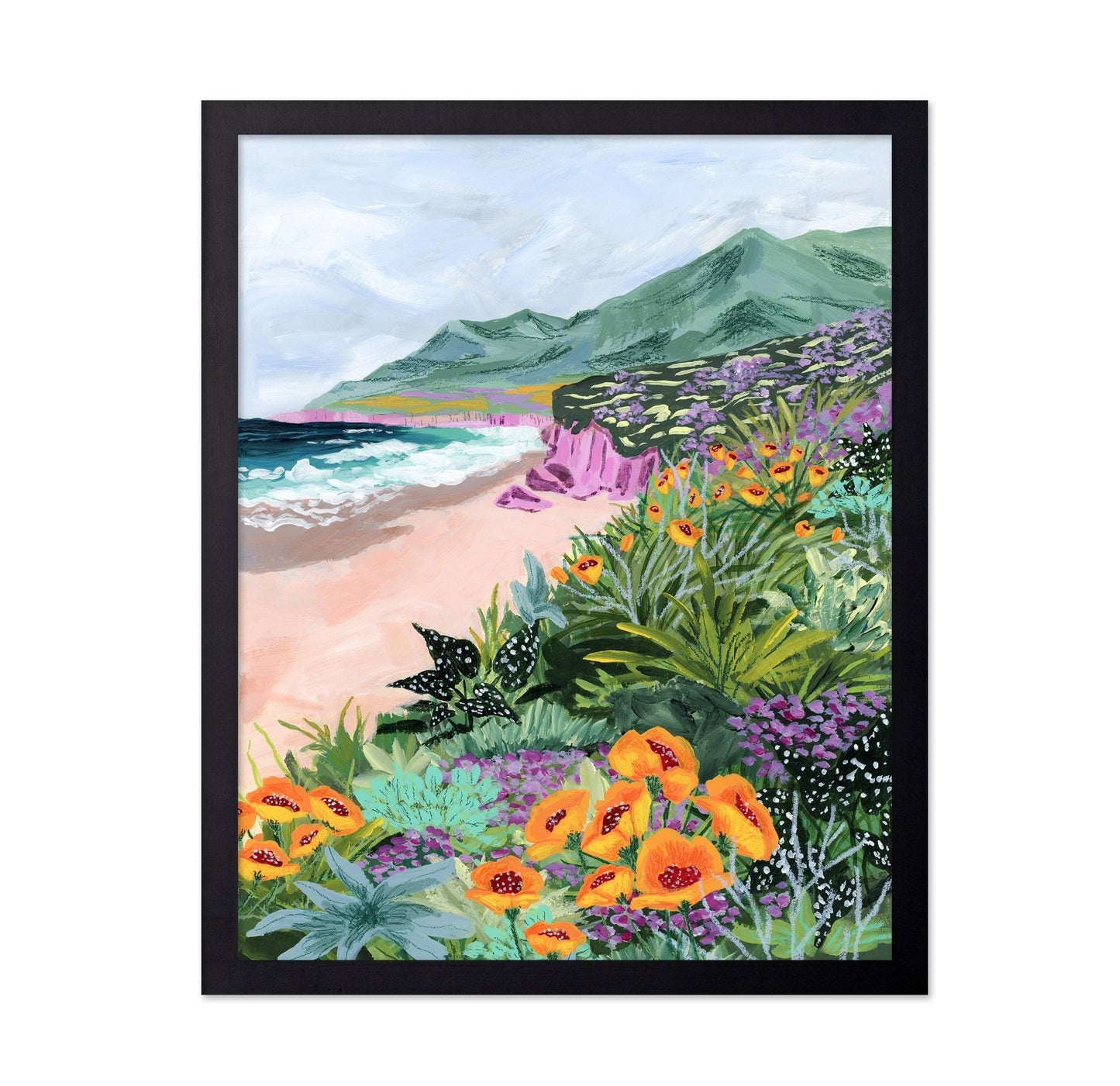 Coastal Bloom Cliff