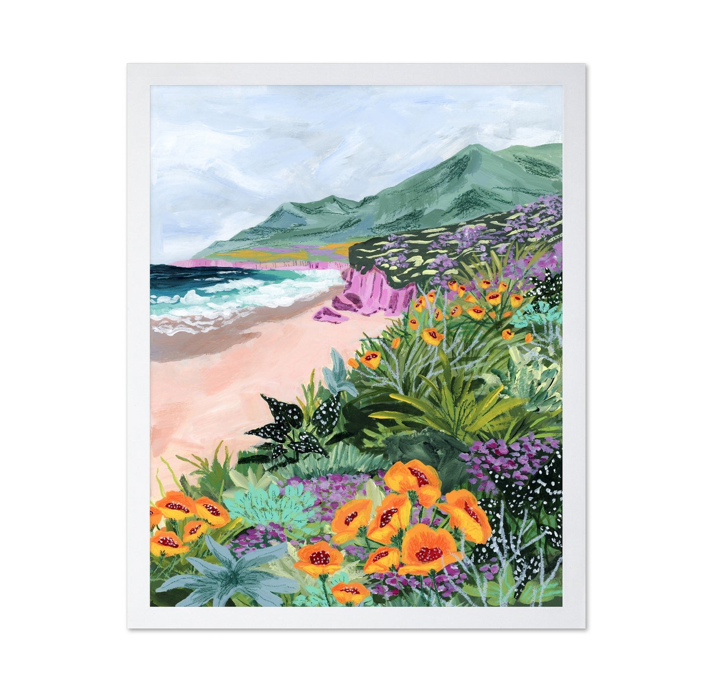 Coastal Bloom Cliff