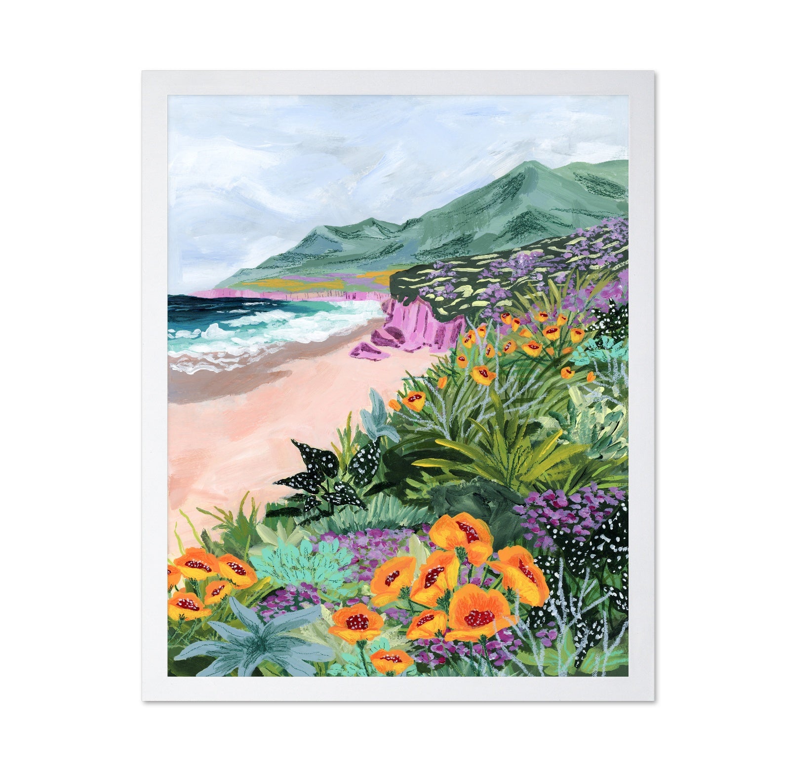 Coastal Bloom Cliff