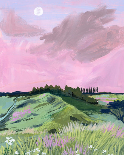 Pink Sky Hills