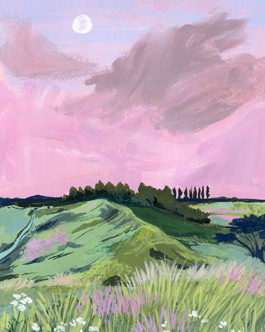 Pink Sky Hills