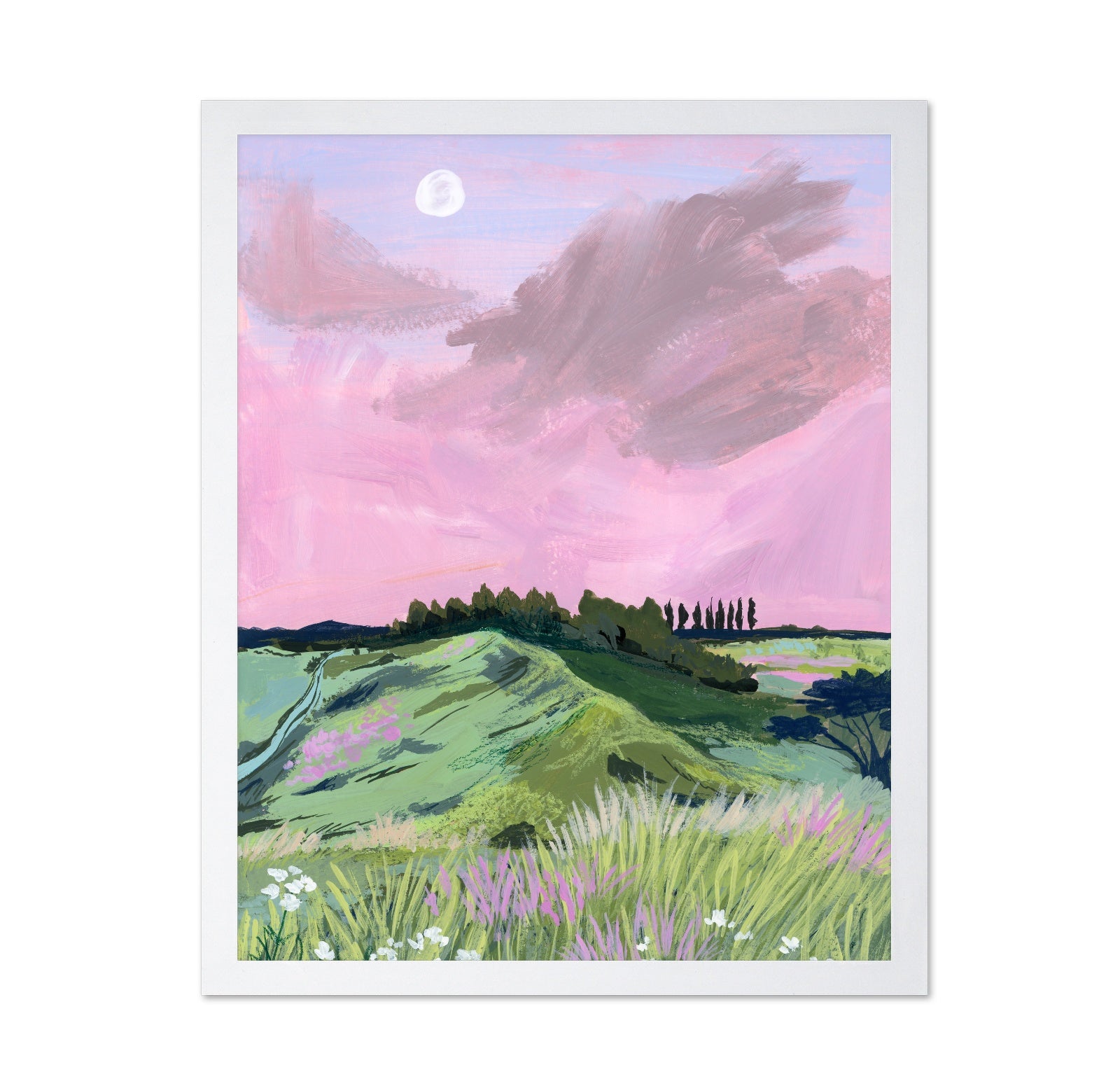 Pink Sky Hills