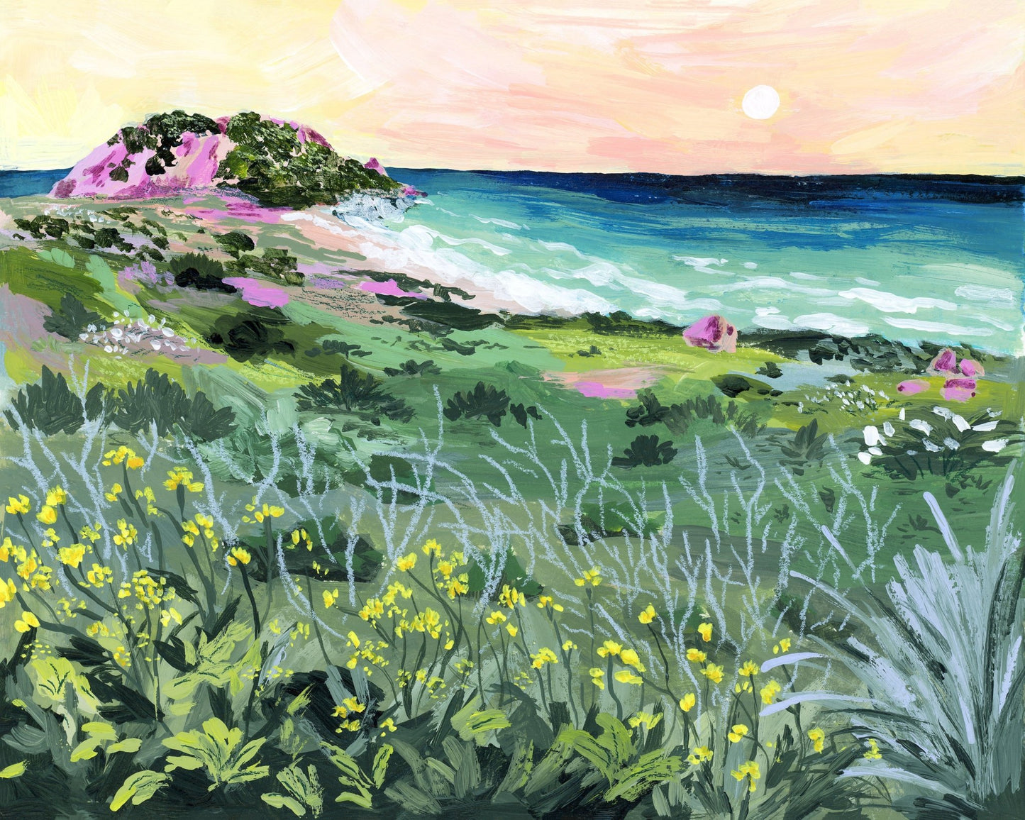 Coastal Wildflower View No3