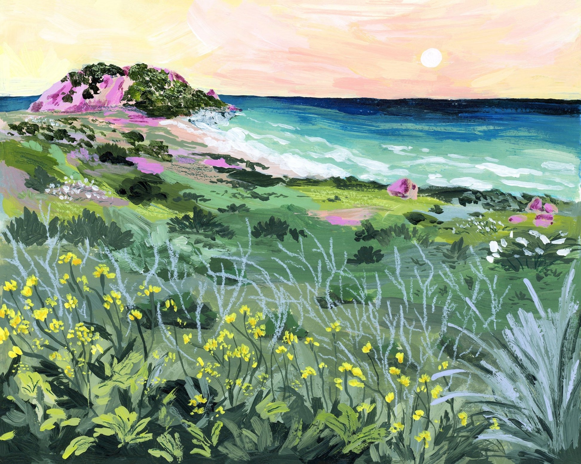 Coastal Wildflower View No3