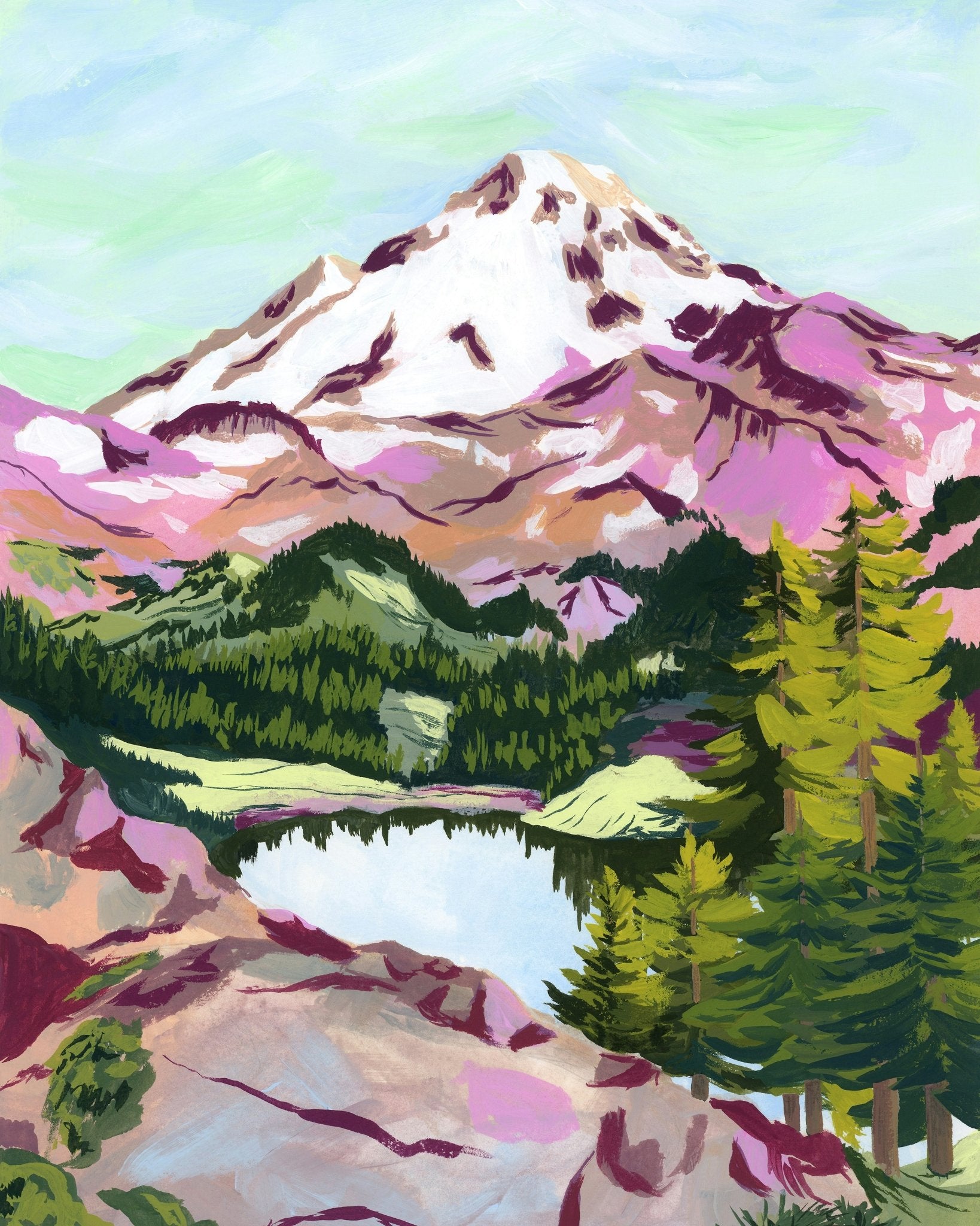 Alpine Lake View