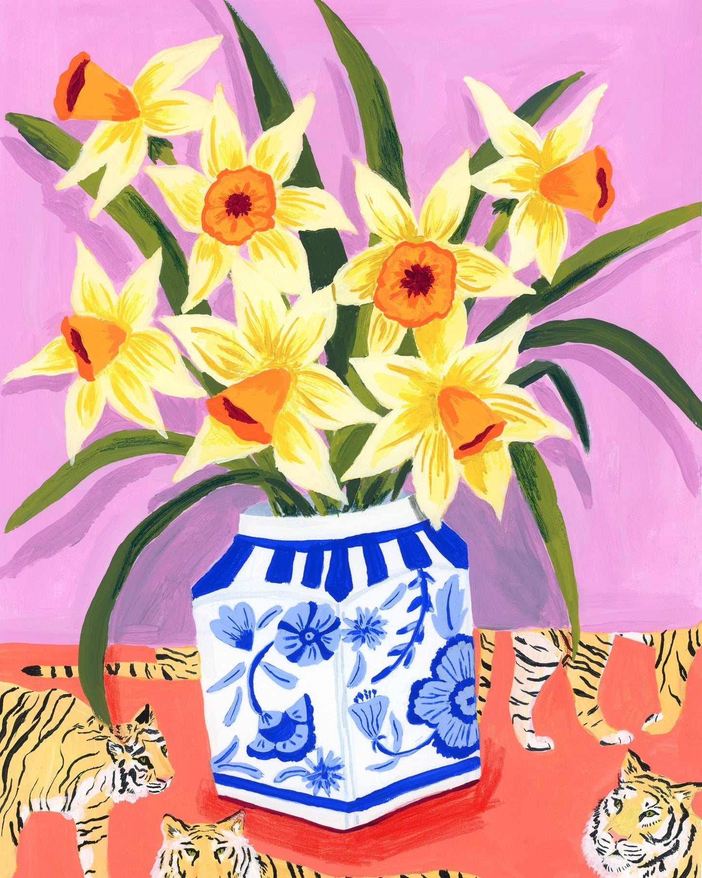 Daffodils And Tigers