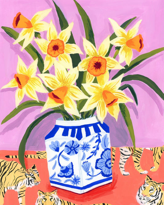Daffodils And Tigers