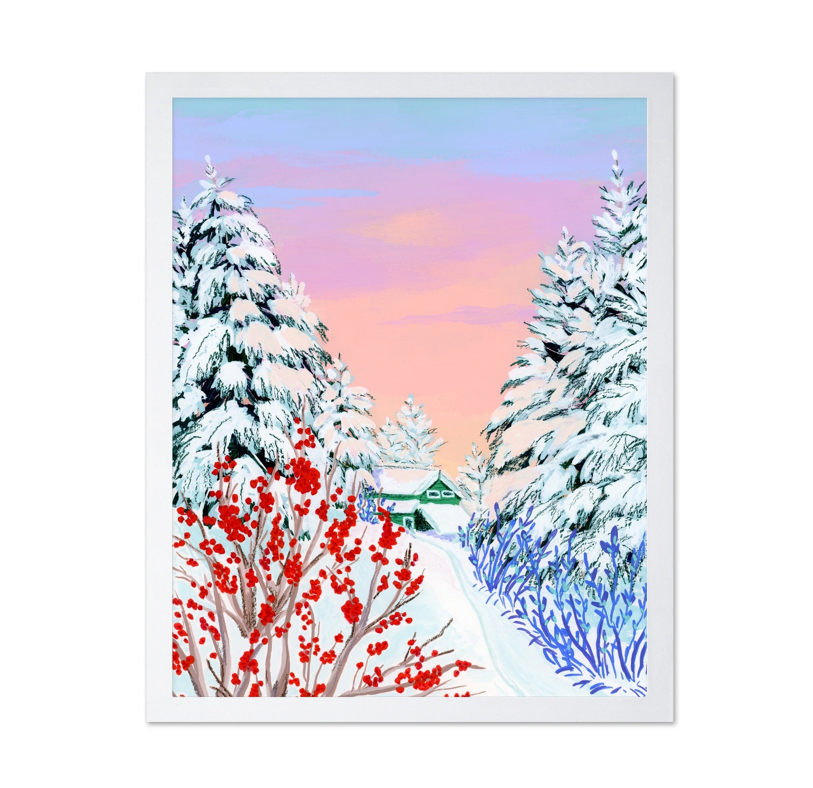 Winter Berry Path