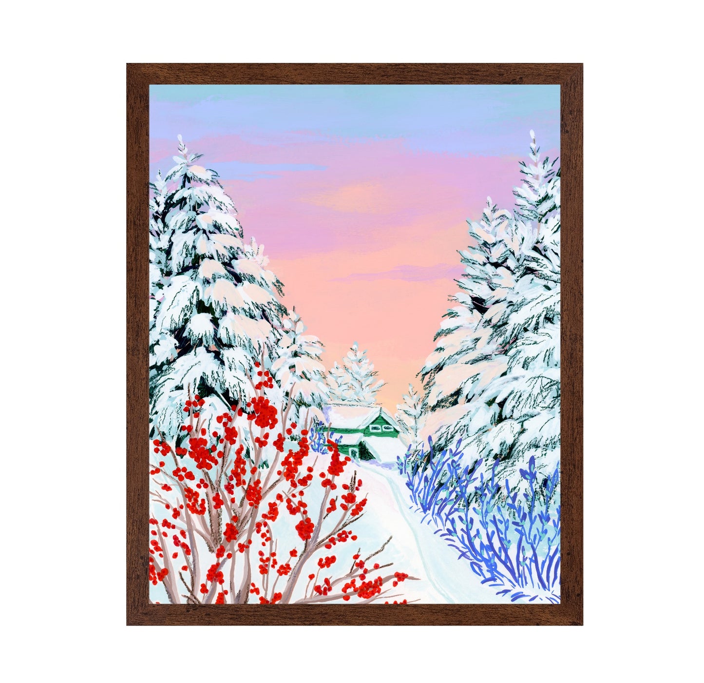 Winter Berry Path