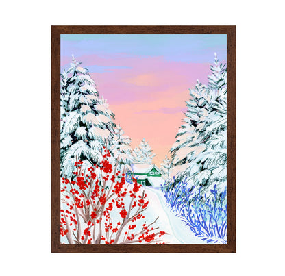 Winter Berry Path