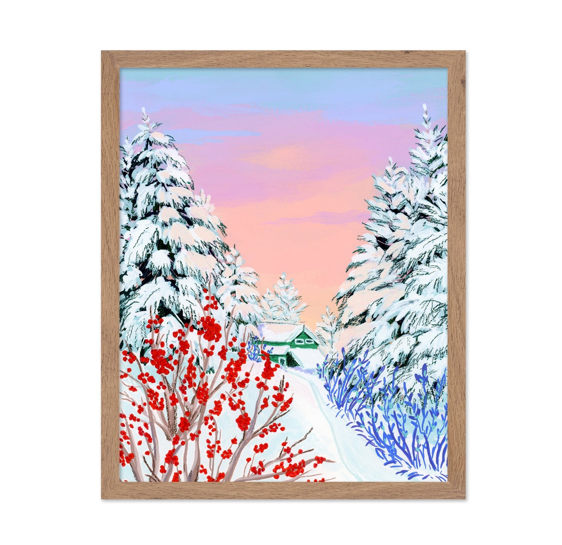 Winter Berry Path