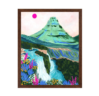 Mountain Waterfall Bloom