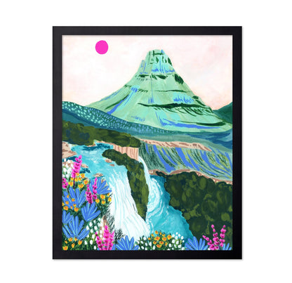 Mountain Waterfall Bloom